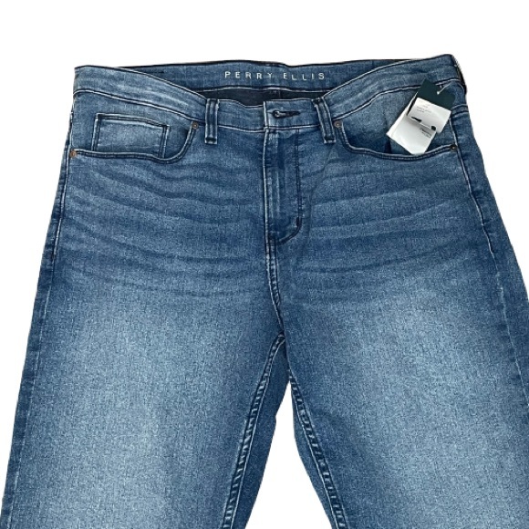 New Perry Ellis jeans slim fit slim leg size 34/32 - Picture 2 of 7